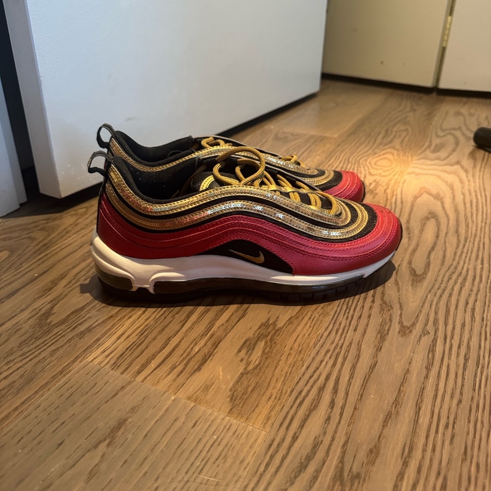 Nike Air Max 97 in Red and Gold